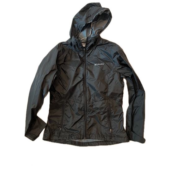 Columbia Full Zip Windbreaker Hoodie Jacket Mens M - Picture 1 of 3